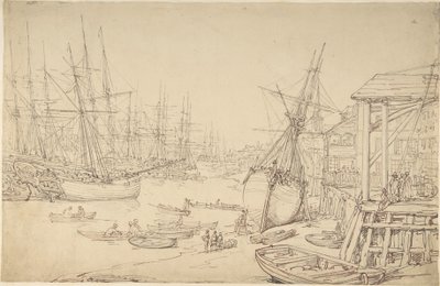 グリニッジの造船所 作： Thomas Rowlandson