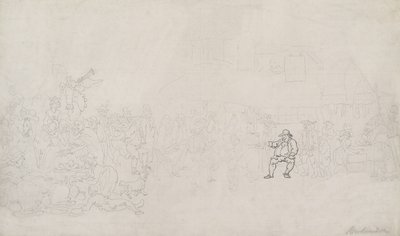 『リクルーター』のスケッチ 作： Thomas Rowlandson