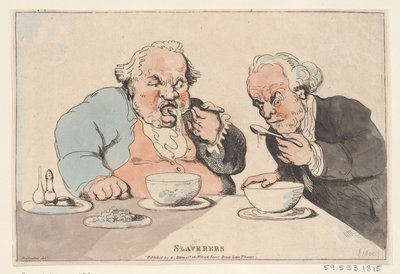 奴隷商人、1799 年から 1800 年、1799 年から 1800 年。 作： Thomas Rowlandson