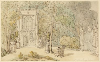 ストロベリーヒルの孤独 作： Thomas Rowlandson