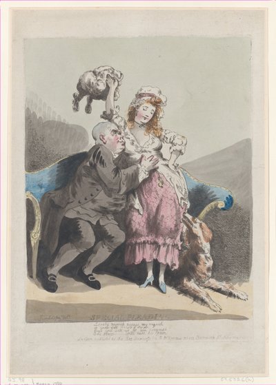 特別嘆願、1780 年 3 月、1780 年 3 月。 作： Thomas Rowlandson