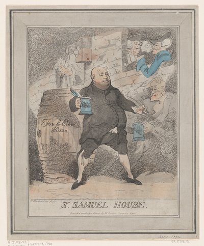 Sr. Samuel House、[1780] 再発行 1786-91.、[1780] 再発行 1786-91。 作： Thomas Rowlandson