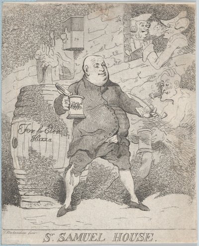 Sr. Samuel House、[1780] 再発行 1786-91.、[1780] 再発行 1786-91。 作： Thomas Rowlandson