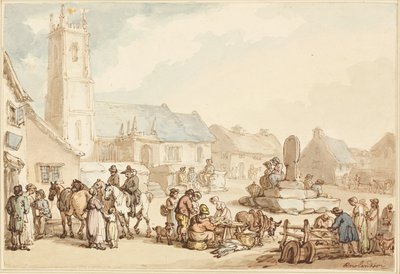 セント・カラムズ、コーンウォール 作： Thomas Rowlandson