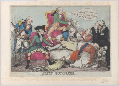 州の肉屋、1789 年 1 月 28 日、1789 年 1 月 28 日。 作： Thomas Rowlandson