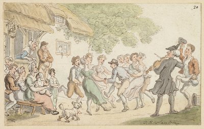 シンタックス博士と田舎のスポーツのための研究 作： Thomas Rowlandson