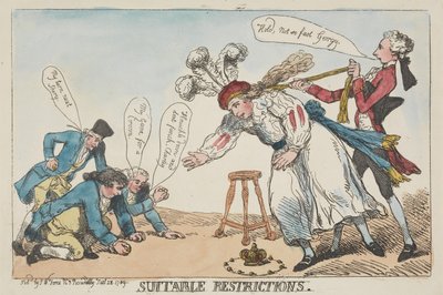 適切な制限 作： Thomas Rowlandson
