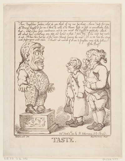 テイスト、1801 年 4 月 2 日、1801 年 4 月 2 日。 作： Thomas Rowlandson
