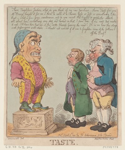 テイスト、1801 年 4 月 2 日、1801 年 4 月 2 日。 作： Thomas Rowlandson
