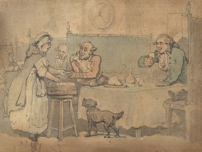酒場の情景、1780～1827年。 作： Thomas Rowlandson