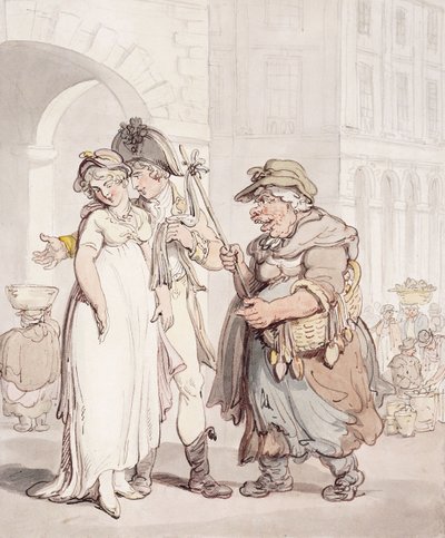 誘惑、 作： Thomas Rowlandson