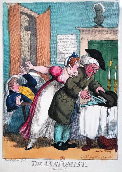 トーマス・テッグ社の「The Anatomist」。 作： Thomas Rowlandson