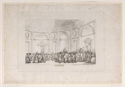 The Bank、1792 年 1 月再発行、1792 年 1 月再発行。 作： Thomas Rowlandson
