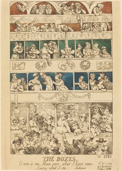 ボックス 作： Thomas Rowlandson