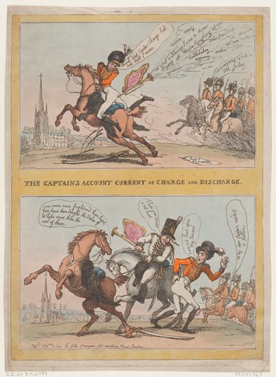 1807 年 2 月 3 日、1807 年 2 月 3 日。 作： Thomas Rowlandson