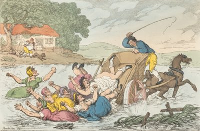 カーターとジプシー、1815 年 5 月 10 日、1815 年 5 月 10 日。 作： Thomas Rowlandson