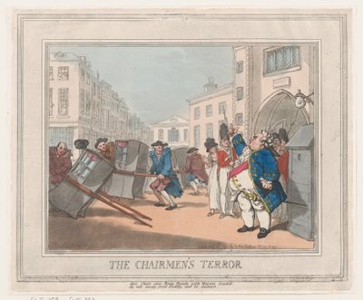 議長の恐怖、1792 年 7 月 18 日、1792 年 7 月 18 日。 作： Thomas Rowlandson