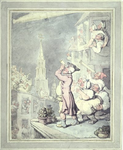 「彗星」、1811 作： Thomas Rowlandson