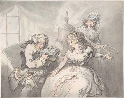『ザ・コノisseur』 作： Thomas Rowlandson