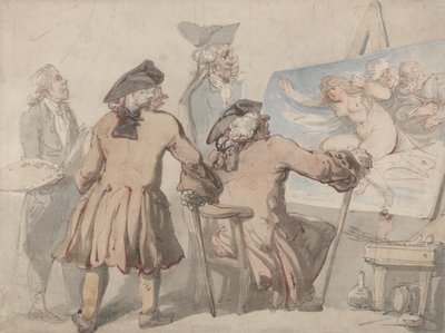 『ザ・コノisseur』 作： Thomas Rowlandson