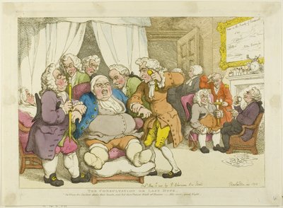 相談、あるいは最後の希望 作： Thomas Rowlandson