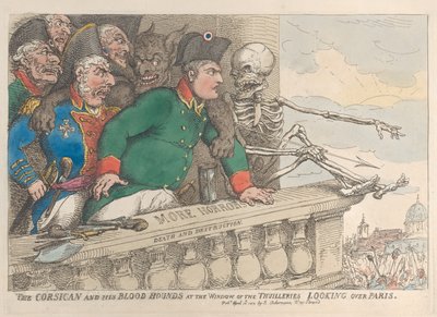 1815 年 4 月 16 日。 作： Thomas Rowlandson