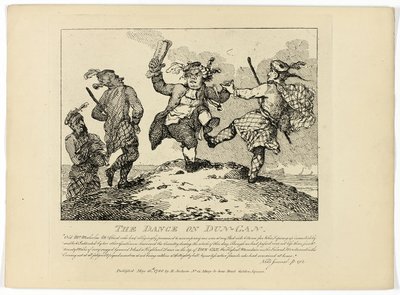 ダンカンの踊り（ボズウェルの『ヘブリディーズ紀行』より 作： Thomas Rowlandson