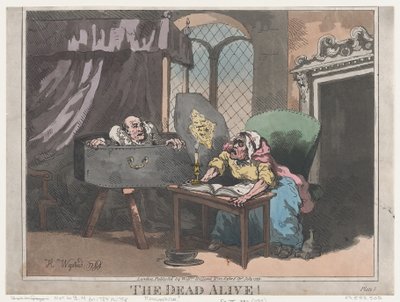 The Dead Alive!、1795 年 7 月、1795 年 7 月。 作： Thomas Rowlandson