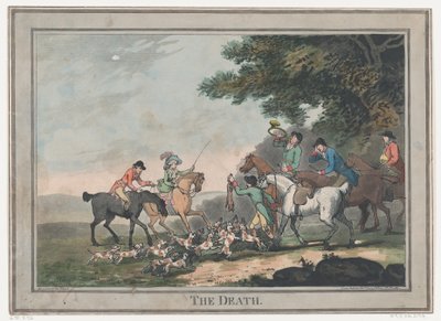 死、1789 年 2 月 1 日、1789 年 2 月 1 日。 作： Thomas Rowlandson