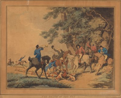 『狐の死』 作： Thomas Rowlandson