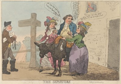 『出発』 作： Thomas Rowlandson