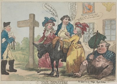 『出発』 作： Thomas Rowlandson