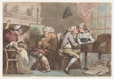 検出、1796 年 6 月 15 日、1796 年 6 月 15 日。 作： Thomas Rowlandson