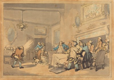 失われた叙事詩』1787年。 作： Thomas Rowlandson