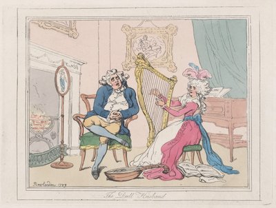 鈍い夫, 1789., 1789. 作： Thomas Rowlandson