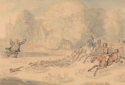 激昂した牧師 作： Thomas Rowlandson
