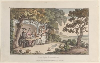 1817 年 5 月 1 日、ウェイクフィールドの牧師からの公正な悔い改め。、1817 年 5 月 1 日。 作： Thomas Rowlandson