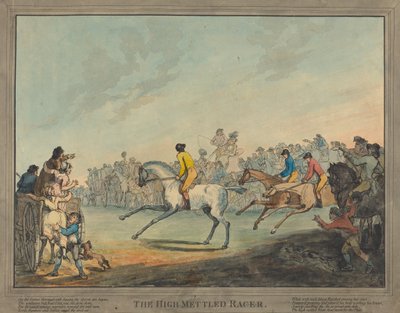 気骨あふれるレーサー 作： Thomas Rowlandson