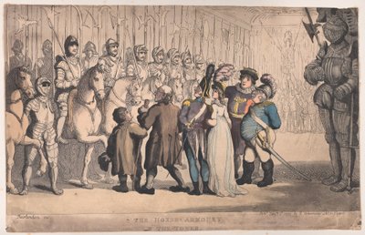 塔の馬の武器庫、1800 年 1 月 1 日、1800 年 1 月 1 日。 作： Thomas Rowlandson