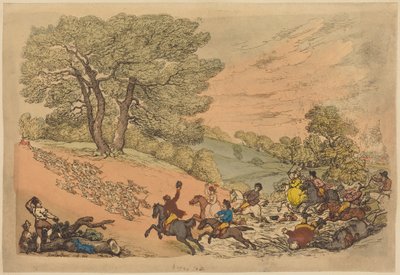 『ザ・ハント』 作： Thomas Rowlandson