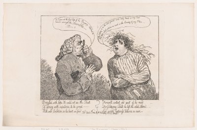 不治の病、1784 年 4 月 4 日、1784 年 4 月 4 日。 作： Thomas Rowlandson