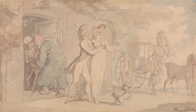 霊廟 作： Thomas Rowlandson