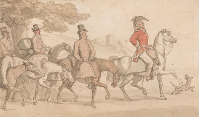 『ジョニー・ニューカムの軍隊冒険記』 作： Thomas Rowlandson