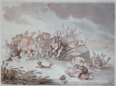 事故、1806 作： Thomas Rowlandson