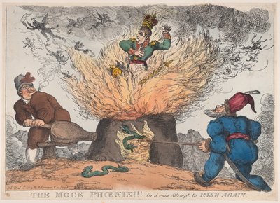 モックフェニックス！！！ 1813 年 12 月 10 日、1813 年 12 月 10 日。 作： Thomas Rowlandson