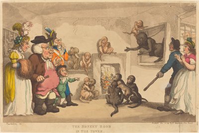 塔のモンキールーム 作： Thomas Rowlandson