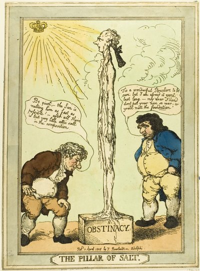 塩の柱 作： Thomas Rowlandson