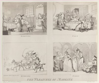 The Pleasures of Margate, July 25, 1800.（マーゲートの楽しみ）, July 25, 1800. 作： Thomas Rowlandson
