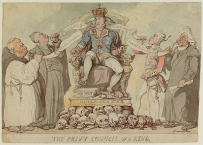 王の枢密院 作： Thomas Rowlandson