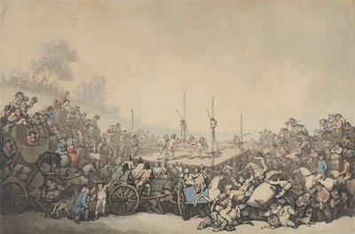 プロボクシングの試合 作： Thomas Rowlandson